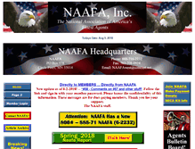 Tablet Screenshot of naafa.com
